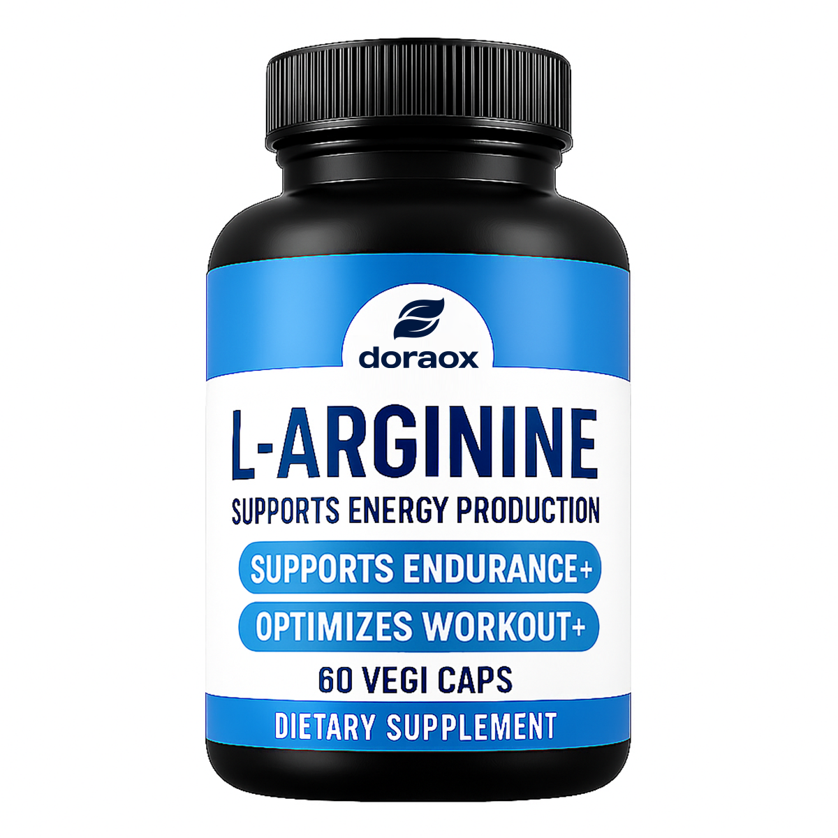 Doraox L-Arginine Capsules for Muscle Building & Endurance 500mg - 60 counts
